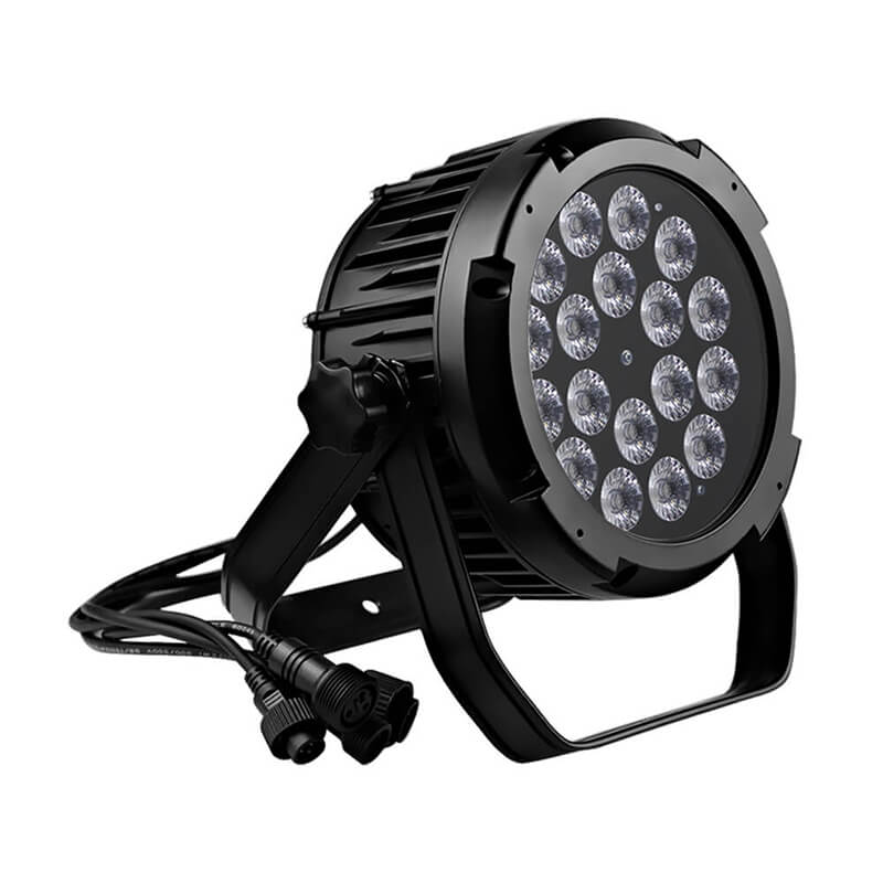 FLASH LED PAR 18x15 RGBWA+UV 6in1 (déballé) Projecteur a LED PAR