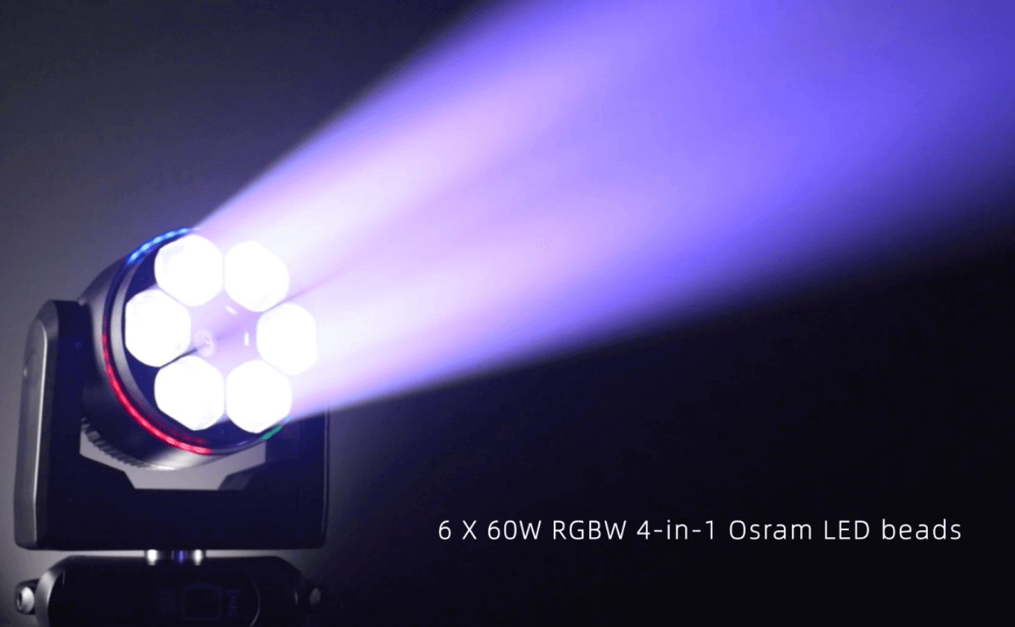 6x60w led zoom moving head laser light-3